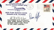 Space Shuttle Astronaut James D. Adrianus Ox van Hoften signed NASA Flight FDC