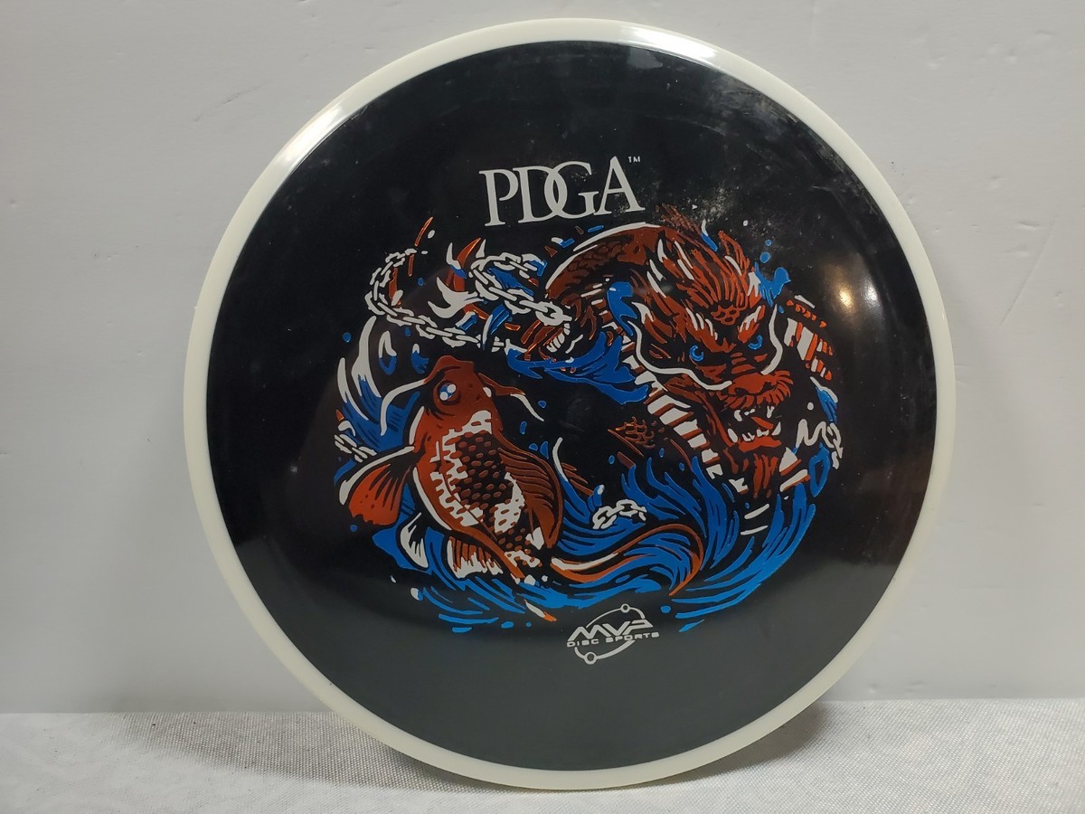 MVP/Axiom | Crave | R2 Neutron | 2024 PDGA Member Dragon Koi Stamp