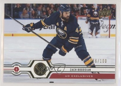 2019-20 Upper Deck UD Exclusives 86/100 Zach Bogosian #20 01ks