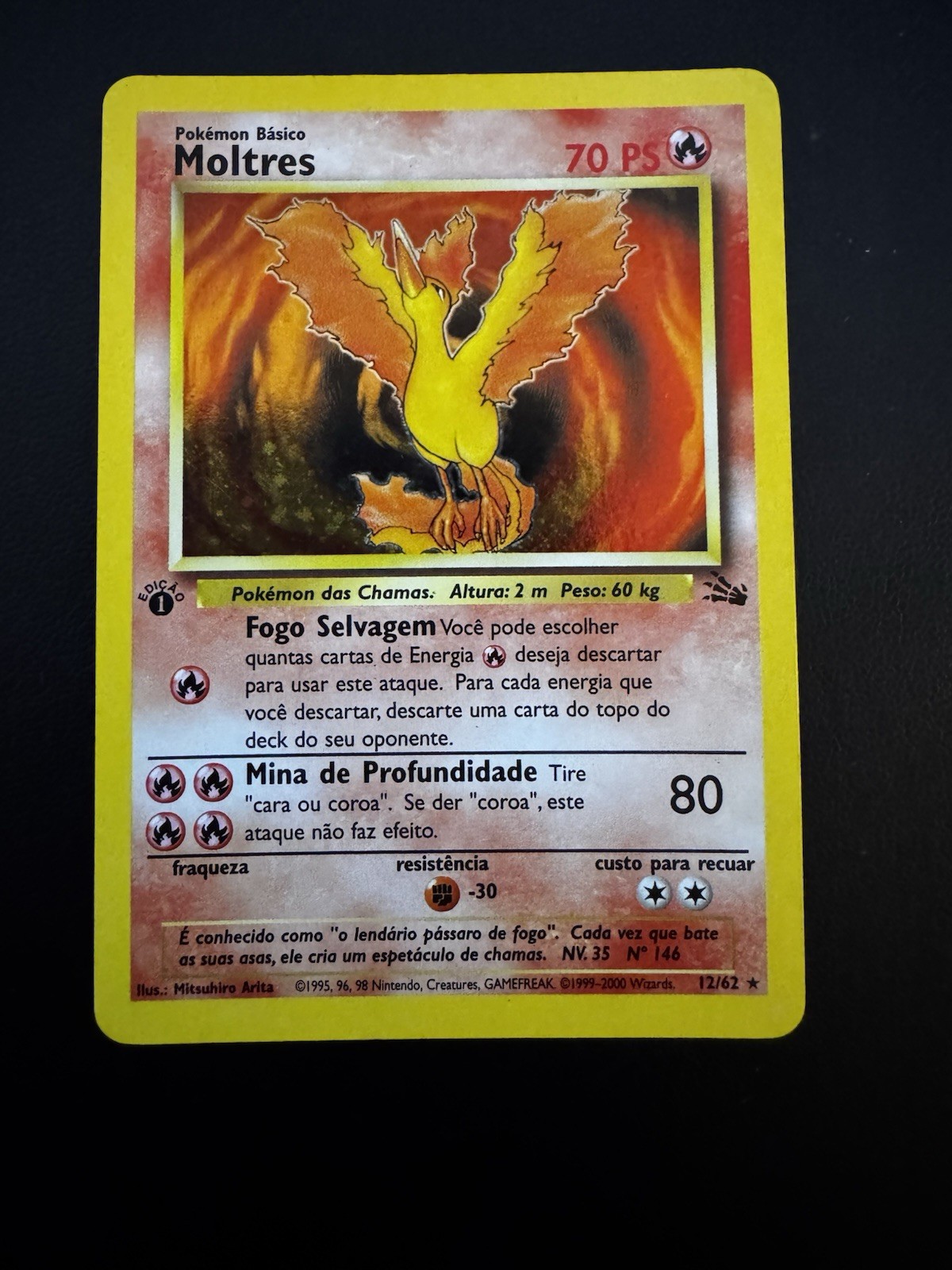 Moltres 1999 Fossil #12/62 1st Edition Holo Price Guide - Sports Card  Investor