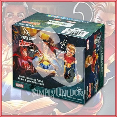 Upper Deck 2022 Marvel Fleer Ultra Avengers 12 Packs Factory Sealed