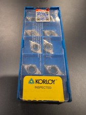 8x KORLOY DCGT 11T304-AK DCGT 32.51-AK H10 Carbide Inserts Lathe Mill Turning.