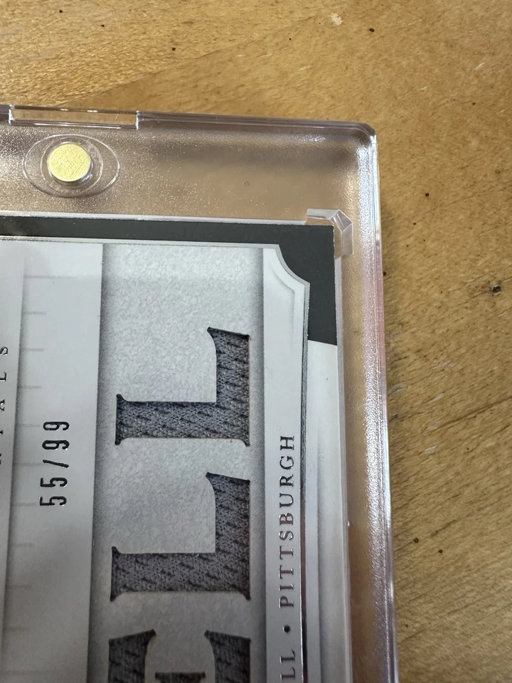 2017 Panini National Treasures - Timeline Rookie Materials Josh Bell #TRM-JB /99 - Image 3 of 4