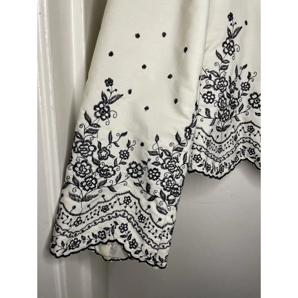 Vintage Oscar De La Renta Embroidered Jacket Size 14- NWT - Image 3 of 4