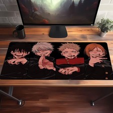 40 90cm Large Anime Gaming Mouse Pad with Non-Slip Rubber Base - Durable Desk Ma