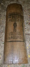 Antique Ru - Ber - Oid Strip  Shingle Ruberoid Wood Sign Advertising 10 Inch
