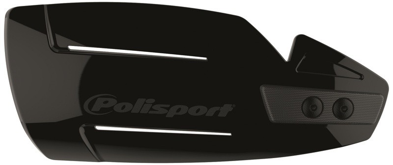Protège-mains marteau noir POLISPORT pour guidon de moto cross standard 22mm