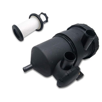 MASO Oil Catch Can Tank Stainless Filter with Pressure Relief Valve Replaceme...