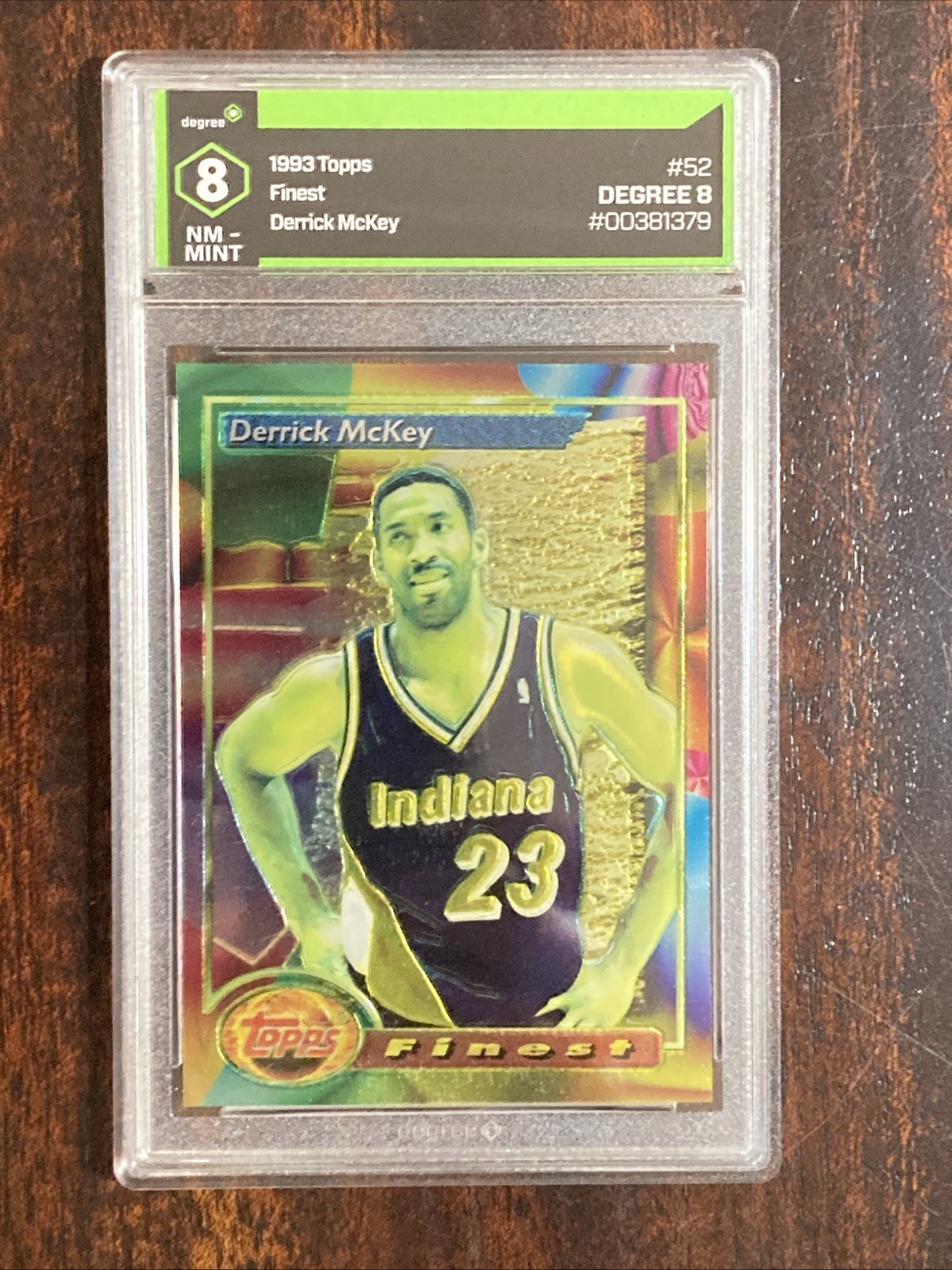 1993-94 Topps Finest - Derrick McKey #52 Degree 8 Free Shipping