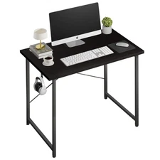 YSSOA Computer Desk Home Office Work Study Writing Modern Simple Table with H...