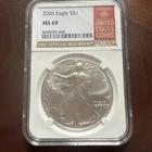 2026 W American Silver Eagle MS-69 NGC 1 Ounce Oz of Fine Silver
