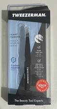 Tweezerman Slant Tweezer MIDNIGHT SKY / Black 1230-BR Full Size - READ DESC
