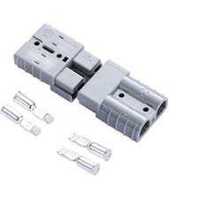 2pc Battery Quick Connector Kit 50a Plug Connect Disconnect Winch Trailer 50A...