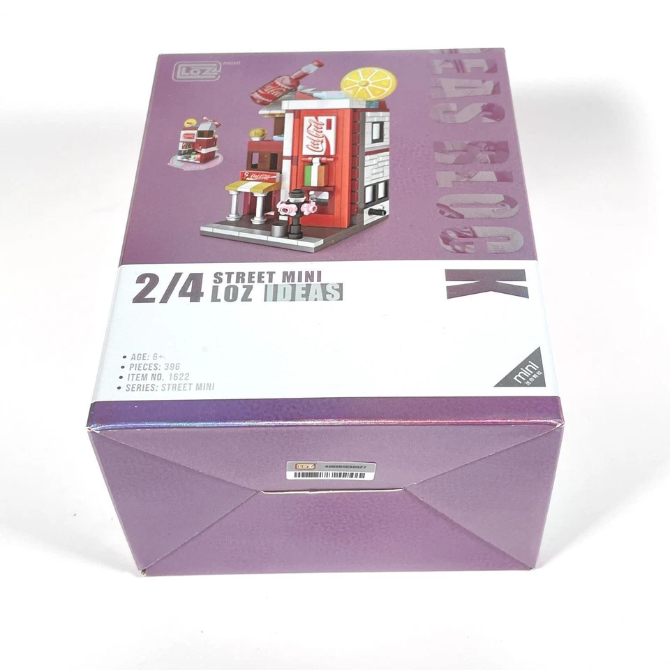 LOZ Street Mini Set 1622 MINI BRICKS! New! Cola Store - Ships from USA - Image 3 of 4