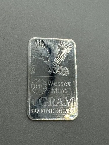 1g Eagle Wessex Mint 999.9 Fine Silver Bar