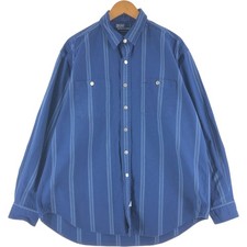 Used Ralph Lauren long-sleeved striped shirt men's size XL