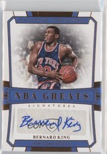 2018 National Treasures NBA Greats Signatures Bronze /25 Bernard King Auto 9l4
