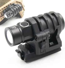 3pcs/set Anti-seismic Strong Light Flashlight Fit on Helmet(Battery Not Included