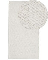 Handgewebter CremeweißEr Teppich 80 X 150 Cm Erzin