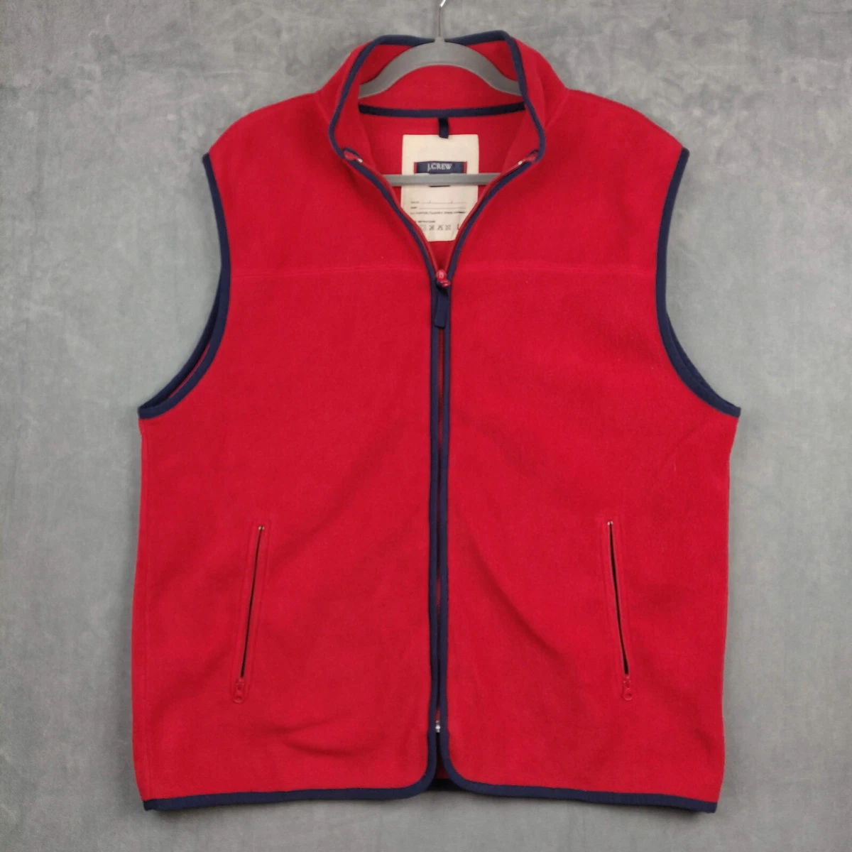 J crew fleece clearance vest