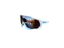 100 Speedtrap Sunglasses Matte White Frame Smoke Color Lens 61023-331-76