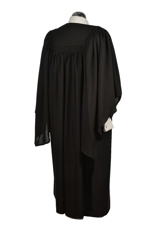 Graduation Gown Bachelors University Adult Fluted Academic Robe Masters ...