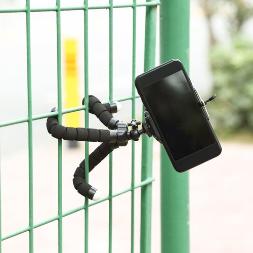 Biegsamer Schwamm Oktopus Stativ für Mobilgeräte und Kameras Schaumstoff gepol - Zdjęcie 4 z 13