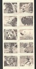 US 1981 SC#1880-89 AMERICAN WILDLIFE  POSTAGE STAMP BOOKLET OF 10 MNH
