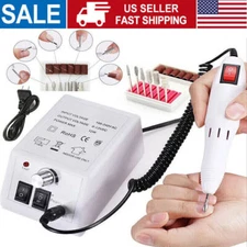 PROFESSIONAL ELECTRIC NAIL FILE DRILL Manicure Tool Pedicure Machine Set kit S
