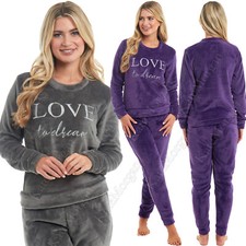 LADIES GIRLS PYJAMAS SOFT & COSY WARM PYJAMA SET Size 8-22 NEW STOCK