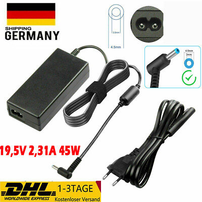 Laptop Ladekabel 45W 19.5V 2.31A Notebook Ladegerät für HP Stream 11 13 14 x360