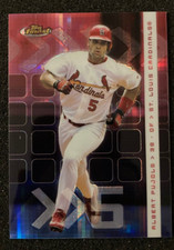 2002 Albert Pujols Topps Finest #35 X-Refractor /299 Cardinals Angels Dodgers SP