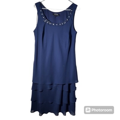 ignite evenings navy dress Ignite Evenings IG9170378