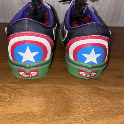 VANS Old Skool x Marvel Avengers 2018 Mens Size 4 Women display picture 3
