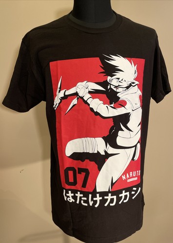 NARUTO SHIPPUDEN COLLECTION MENS Kakashi Hatake T shirt Size Large EBay