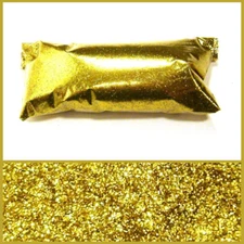 Rich Gold Fine Glitter .008" - Solvent Resistant Polyester Professional Glitter