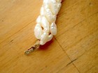 14K YELLOW GOLD IPS 5-STRAND TWIST CREAM RICE FRESHWATER PEARL NECKLACE CASE-26" — photo 9