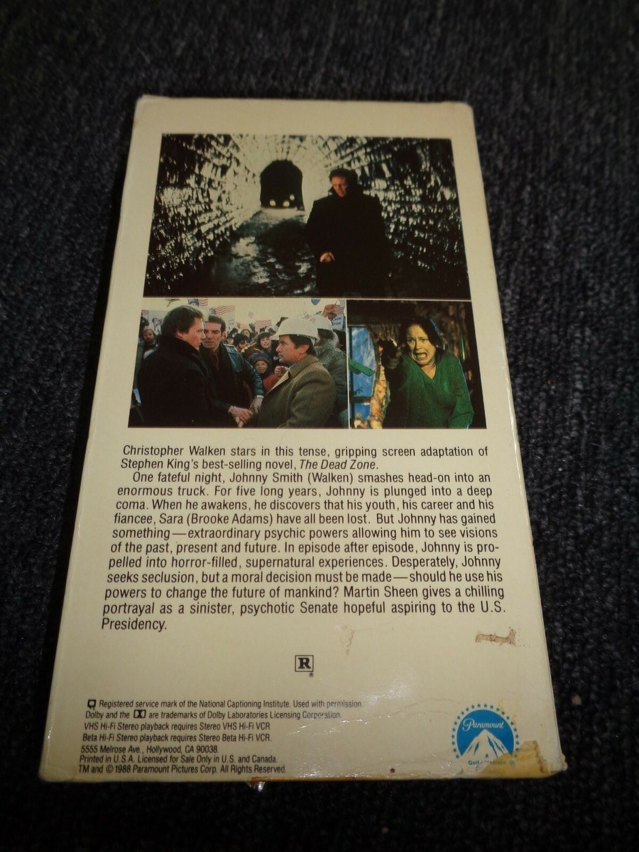 The Dead Zone (VHS) for sale online | eBay