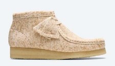  26177866 WOMENS CLARKS WALLABEE BOOT SPECKLED HAIR ON