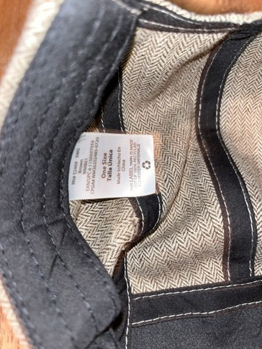Grey Camp Hat Suede Two Tone 5 Panel Cap Adjustable Back One Size - Picture 3 of 3