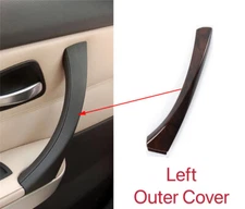 For BMW 3 Series E90 E91 Walnut Left Interior Door Pull Handle Outer Cover Trim