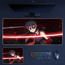 gaming mouse pad, large mat with non-slip base Akami ga kill #01