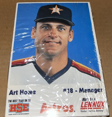 Houston Astros 1990 HSE Lennox Team Issue Set 3x5 Craig Biggio Sealed 29 Cards