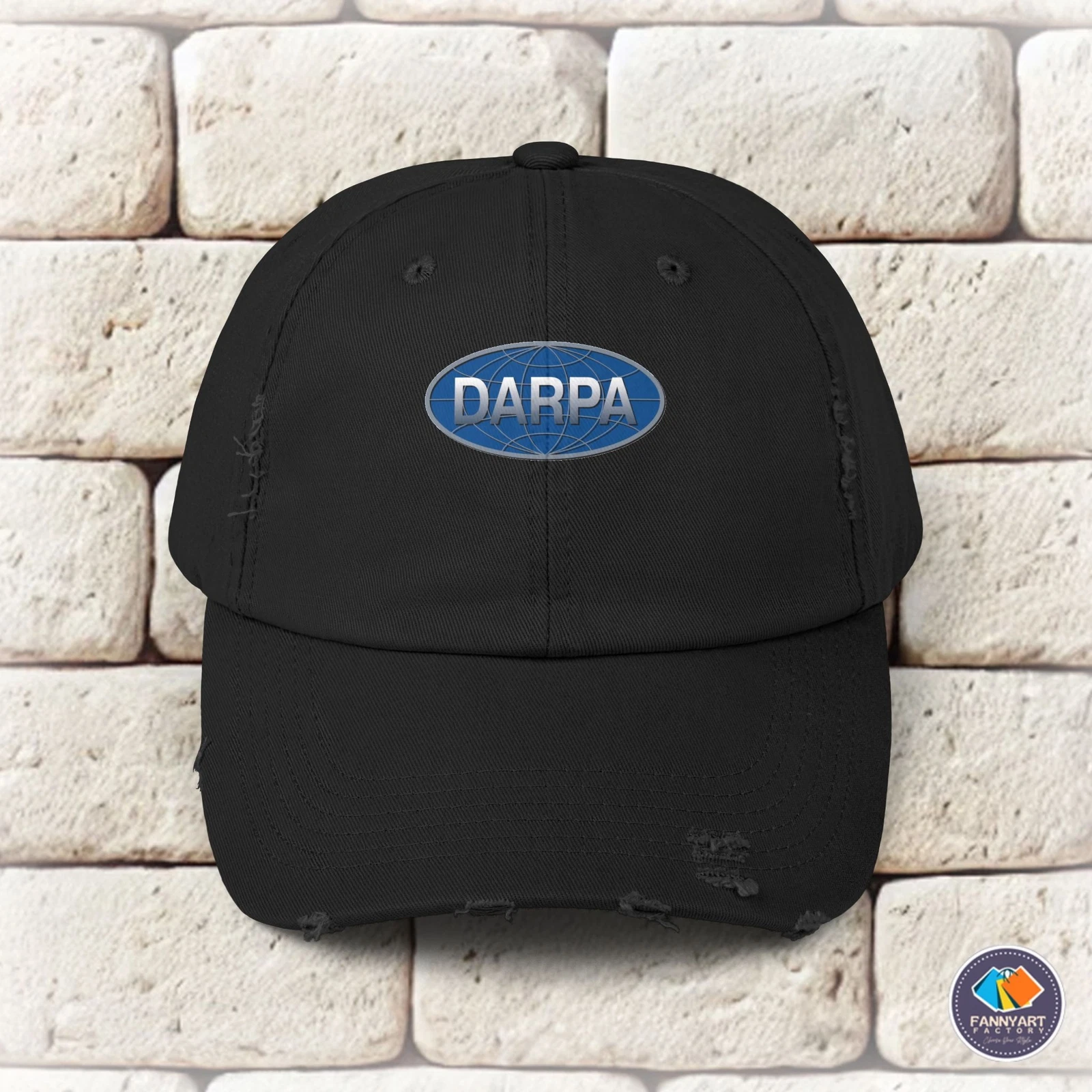 DARPA Emblem Unisex Distressed Cap