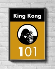 Universal Studios Florida Hollywood Kongfrontation King Kong Movie Poster