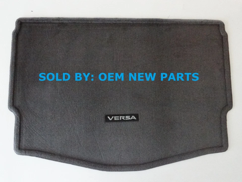 2014-2019 Nissan Versa Note Trunk Mat Gray Genuine Cargo Carpet Liner OEM - Image 2 of 3