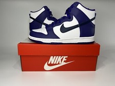 New Nike Dunk High GS Size 6.5Y DH9751-100 'Electro Purple/Midnight Navy'