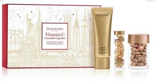 Elizabeth Arden Vitamin C Ceramide Capsules Serum, Cleanser + Restoring Serum