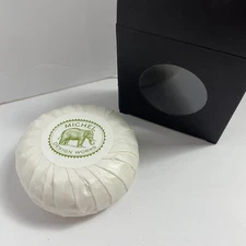 Michel Design Works  Shea Butter Soap 3.5 Oz New. Jasmine/Gardenia Scent Black