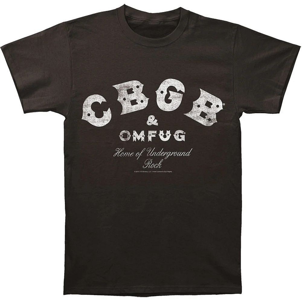 CBGB Distressed Logo Vintage Style T-Shirt with Free Shipping